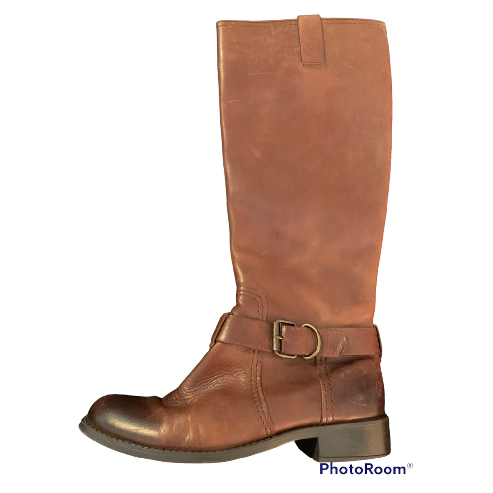 Vince Camuto Kabollans Knee High Boots Brown - Sz. 7.5